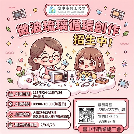 微波琉璃循環創作課程介紹